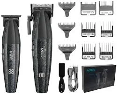 Набор машинка для стрижки + триммер VGR V-640