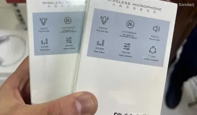 Микрофон петличный Wireless Microphone M20 петличка беспроводной , черный