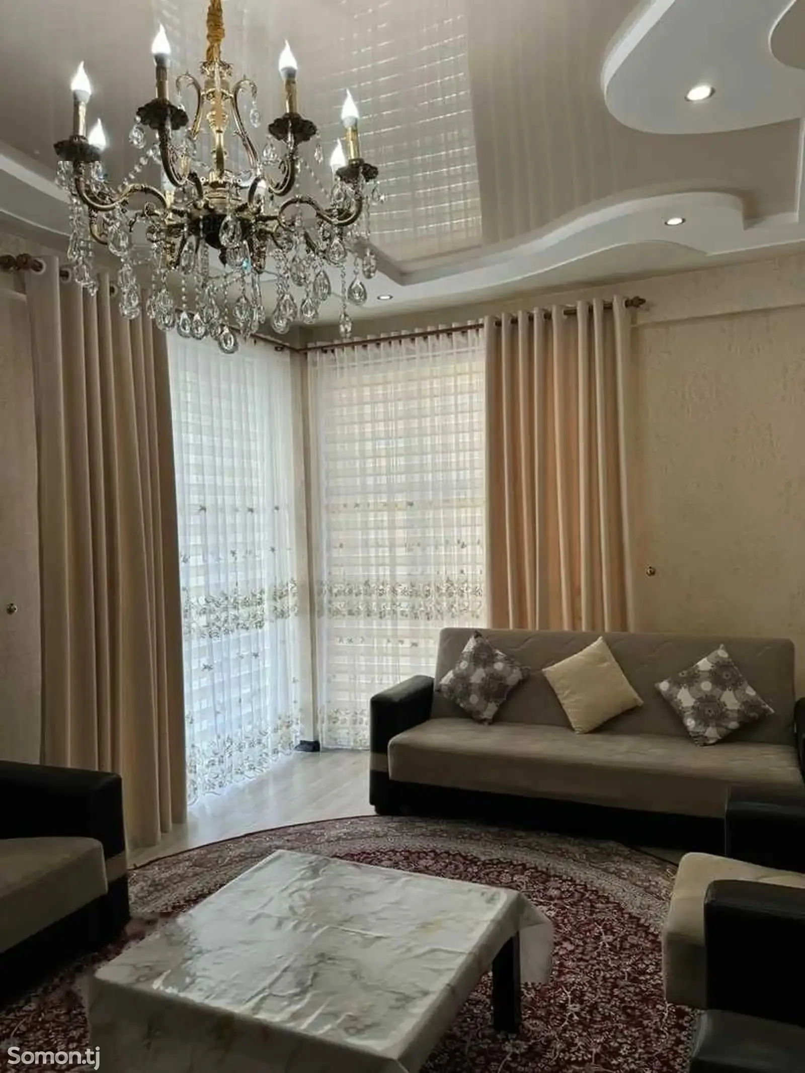 2-комн. квартира, 8 этаж, 80м², ноҳияи И. Сомонӣ, к. Шоҳтемур бинои 42 ( Ориентир Цум, МГУ)