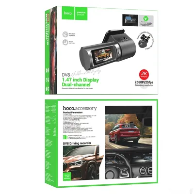 Видеорегистратор для Авто hoco DV8 Wi-Fi 2560P
