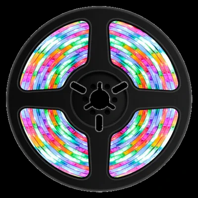 16.4-футовая RGB LED-лента с реакцией на звук Porodo RGB Strip Light with 44 Key Remote