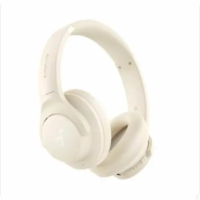 Беспроводные наушники Powerology Hybrid ANC Headphones PWLAU016-CM кремовый