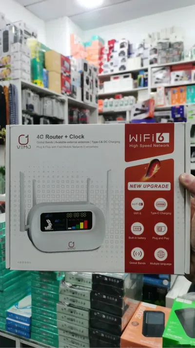 Роутер VEMO K12 роутер для SIM c Wi-Fi часами, Type-C и АКБ 5000мАч