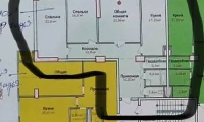 3-комн. квартира, 4 этаж, 130 м², Шохмансур Бофанда Ожоговый