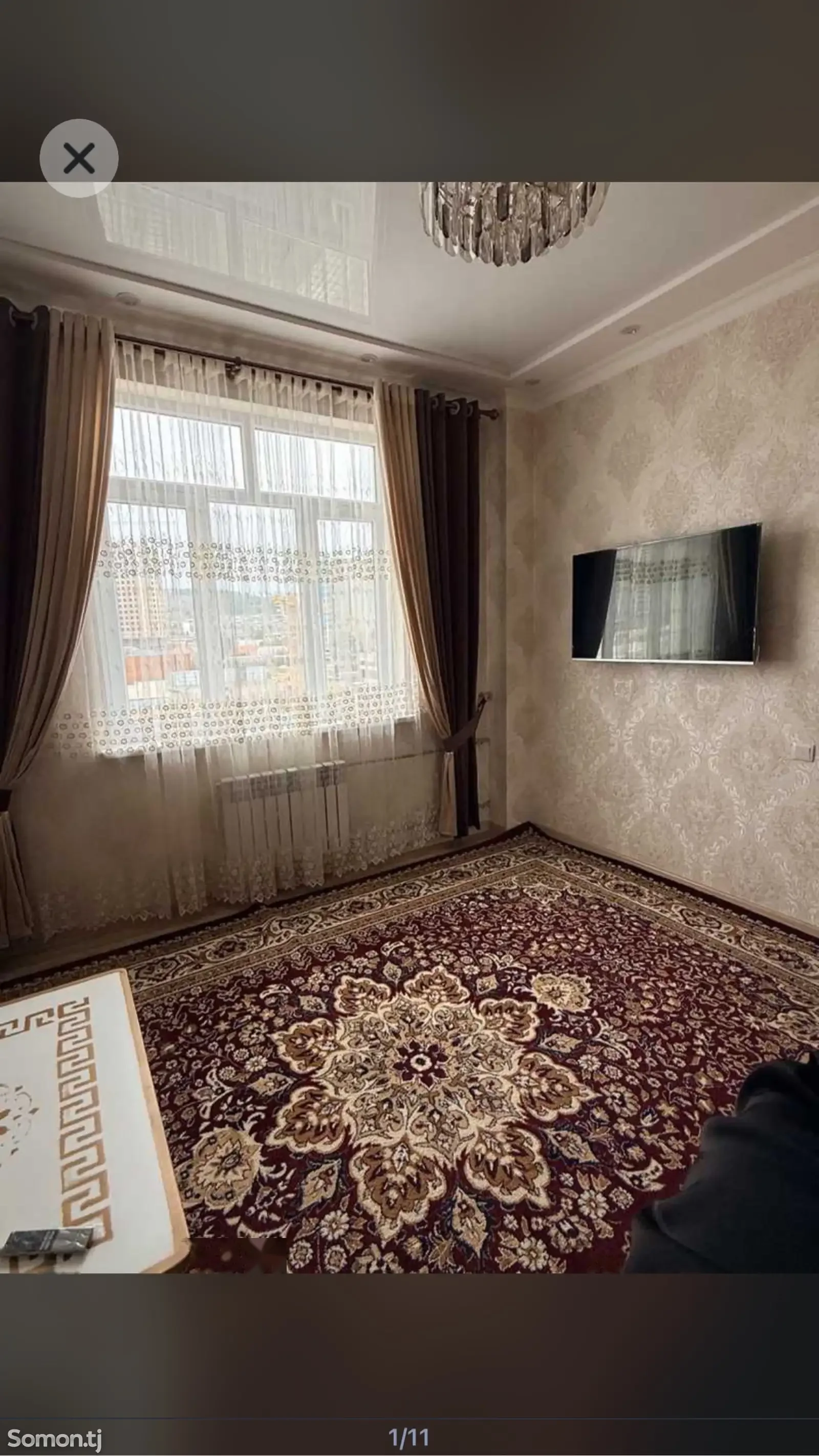 2-комн. квартира, 6 этаж, 52м², Овир гранд отель
