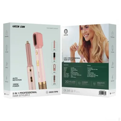 Многофункциональный Стайлер 5 в 1 Green Lion Professional Hair Styler 2