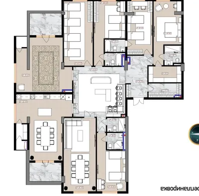 6-комн. квартира, 10 этаж, 309 м², Сафо (белые дома), Пединститут