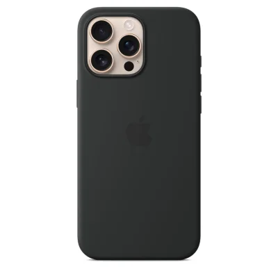 Чехол Apple iPhone 16 Pro Max  Silicone Case with MagSafe черный