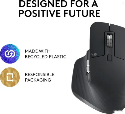 Беспроводная мышь Logitech MX Master 3S Performance Mouse 8K DPI Graphite