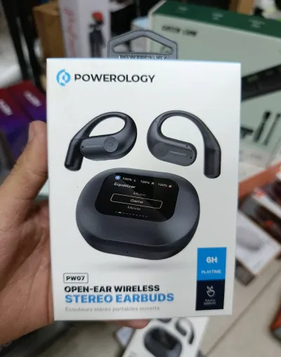 Беспроводные наушники Powerology Open-Ear Air Conduction ENC TWS