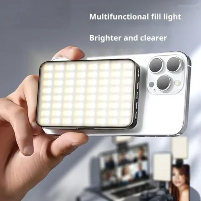 Светодиодный заполняющий свет с зажимом для телефона