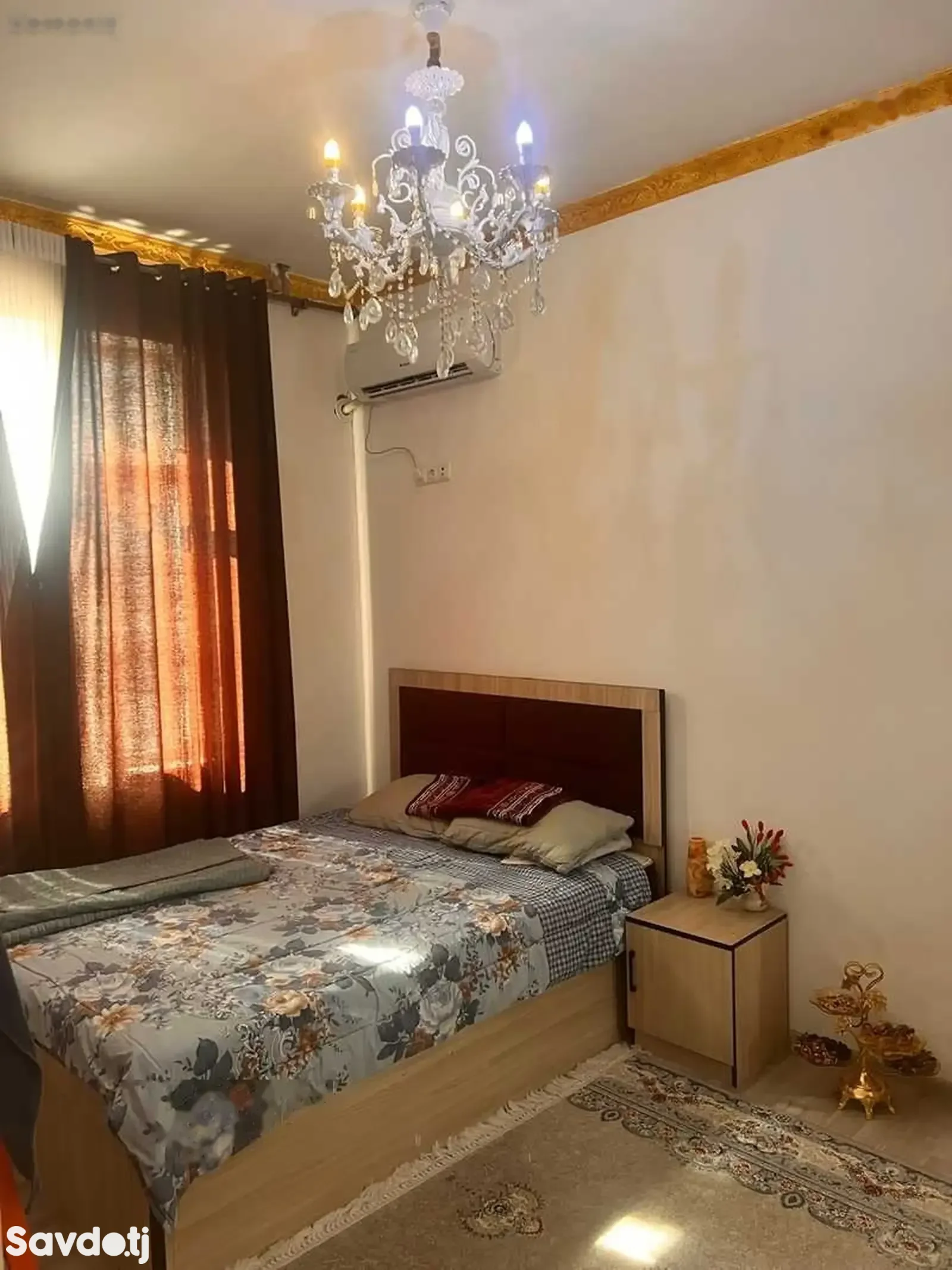 3-комн. квартира, 7 этаж, 60м², И.Сомонӣ, ру ба руи Бурак