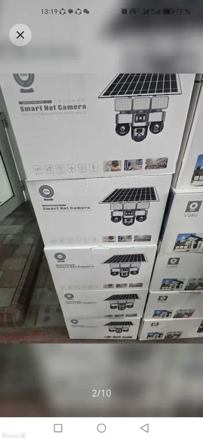 Уличная солнечная камера видеонаблюдения