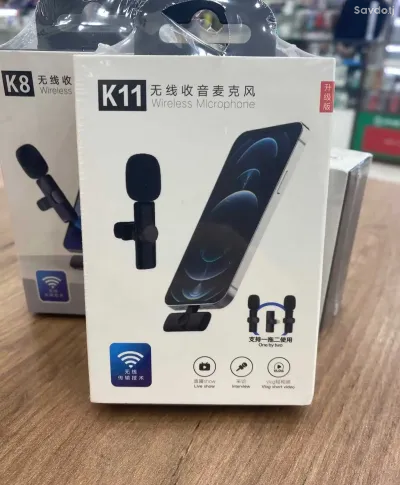 Микрофон петличный Wireless Microphone K9 беспроводной