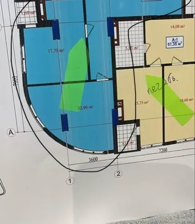 2-комн. квартира, 14 этаж, 71 м², Сино Ёвари главный Сохили