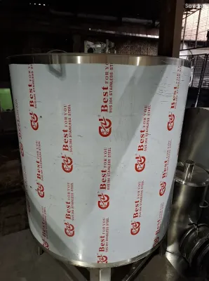 Бочка железная мешалка из нержавейка 1500л.
