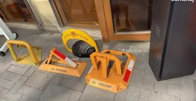 Установка антипарковки