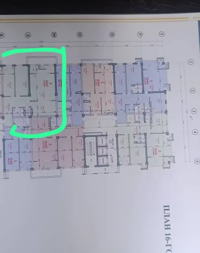 3-комн. квартира, 15 этаж, 135 м², Исмоили Сомони, Техпаспорт