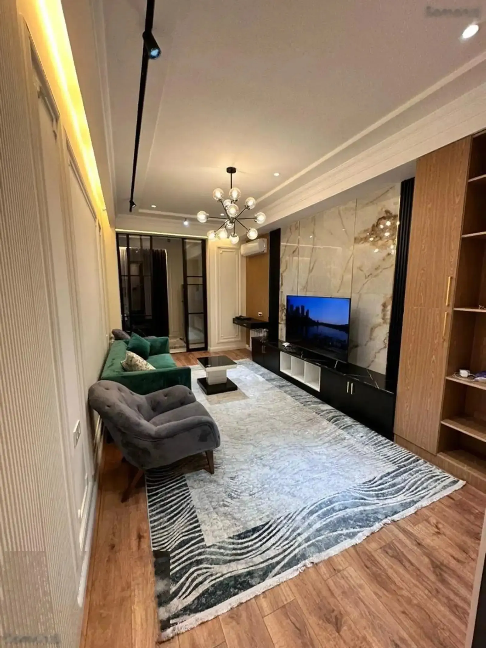 2-комн. квартира, 12 этаж, 60м², Исмоили Сомони