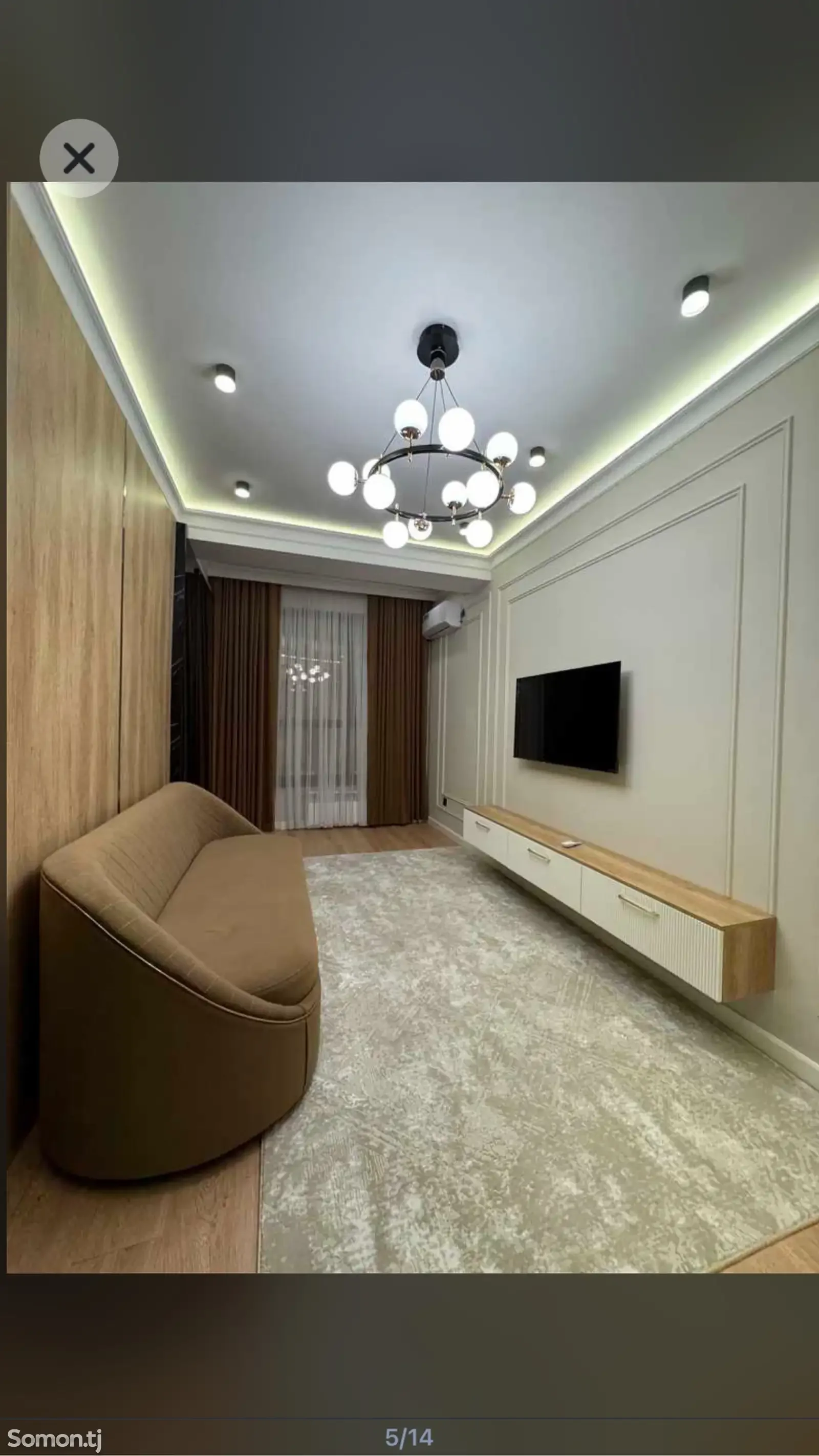 2-комн. квартира, 12 этаж, 70м², Шохмансур
