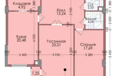 2-комн. квартира, 8 этаж, 90 м², н.Шохмансур,Альфемо