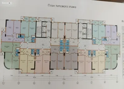 2-комн. квартира, 9 этаж, 89 м², Гулистон