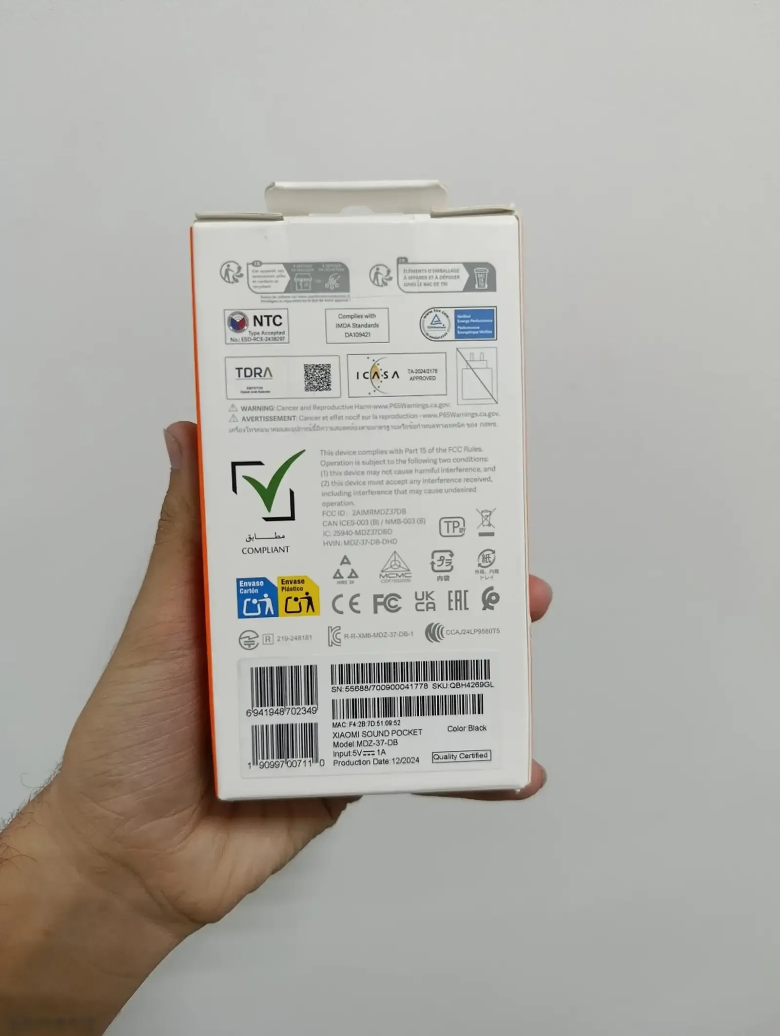 Портативная колонка Xiaomi Sound Pocket 5W