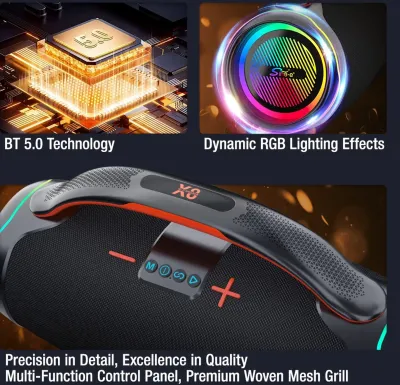 Беспроводная колонка ZQS-X8 с Bluetooth, 100 Вт