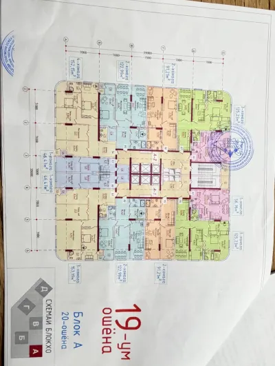 2-комн. квартира, 19 этаж, 57 м², Сино 82мкр 82 Tower