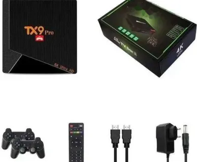 Беспроводная игровая приставка с двумя джойстиками и Smart TV TX9 pro