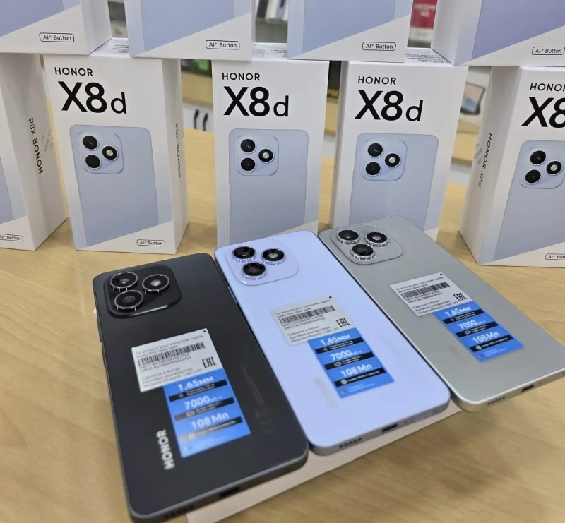 Honor X8d 8+8/256Gb blue 7000мач