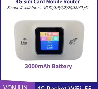 Комплект с модемом роутером Беспроводной Карманный Wi-Fi Роутер