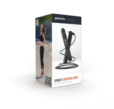 Умная скакалка с голосовым управлением Porodo Smart Voice Jump Skip Rope
