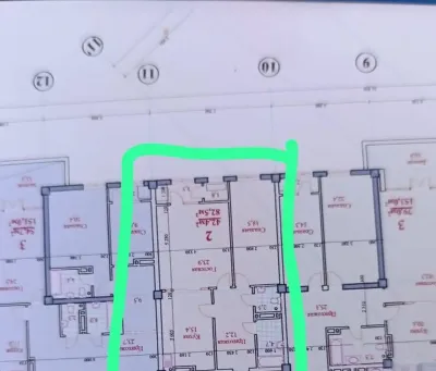2-комн. квартира, 17 этаж, 82 м², И.Сомони
