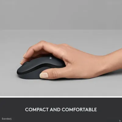 Беспроводная мышь Logitech M220 Silent Wireless Mouse Black