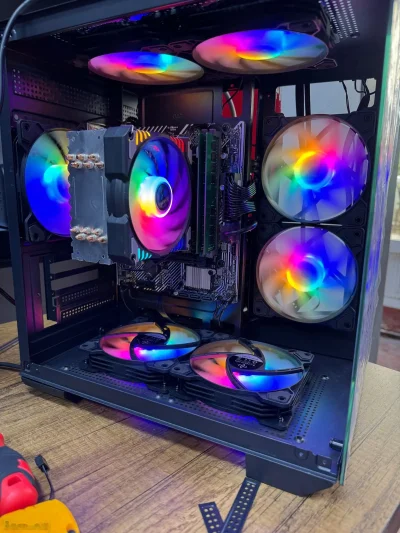Игровой компьютер core i5 12400F/RTX 4060 8GB/16GB DDR 4/NVME M2 1TB/Wo-fi
