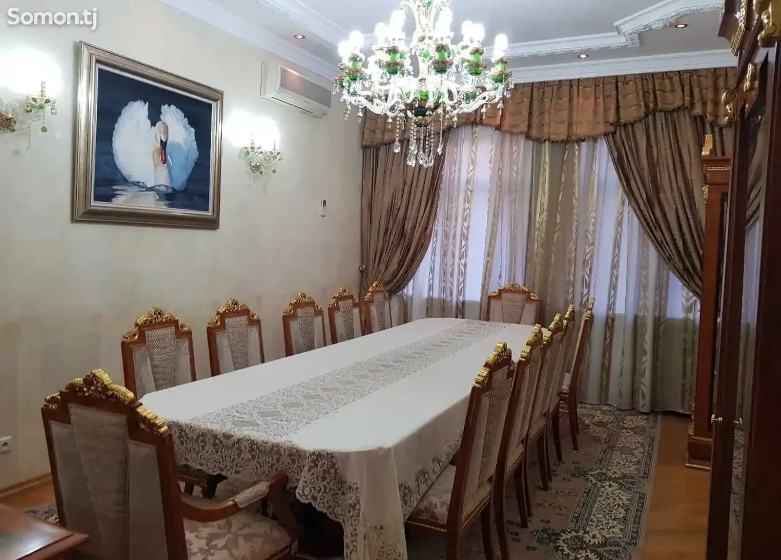 3-этажный, 16 комнатный дом, 1200 м², сомони