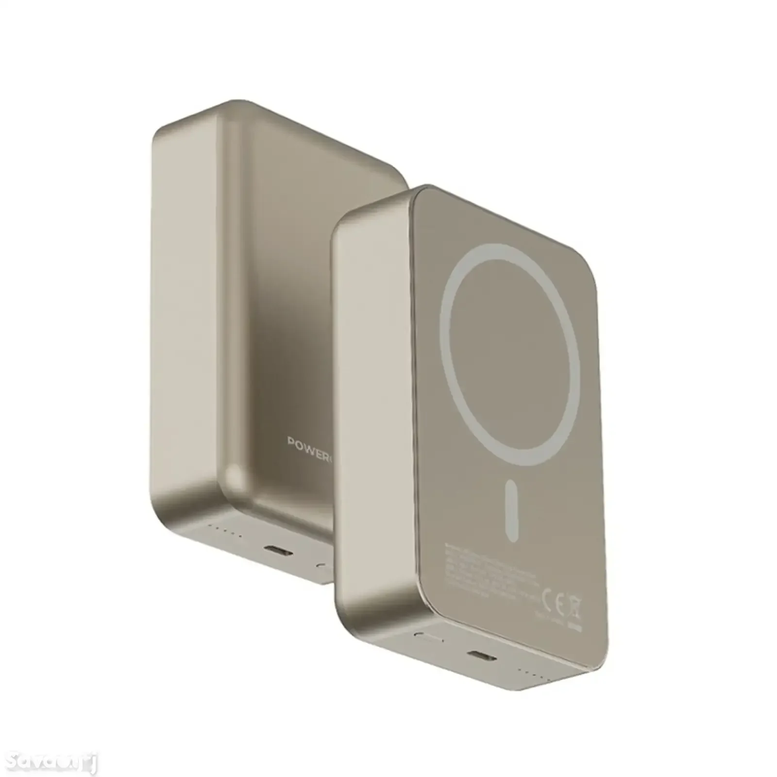 Внешний аккумулятор Powerology 20000 mAh 20W PD & 15W Magsafe Titanium