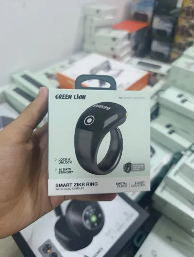 Электронный тасбих Green Lion smart zikr ring with oled display