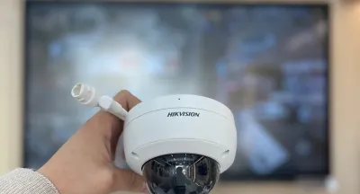 IP видеокамера Hikvision DS 2CD2163G2 IU 2.8mm 6 МП купольная камера AcuSense