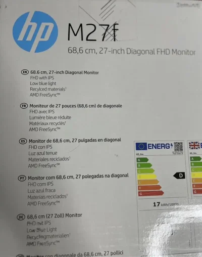 Монитор HP M27F 27 дюймов