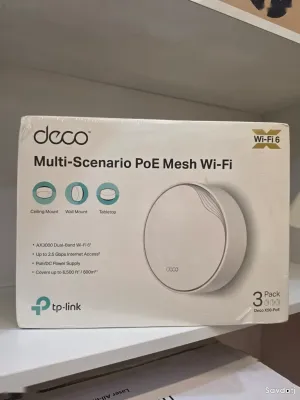 Роутер TP-Link Deco X50-PoE AX3000 Mesh Wi-Fi 6 System 3-Pack