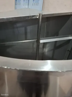 Бочка нержавейка 1500л. Мешалка