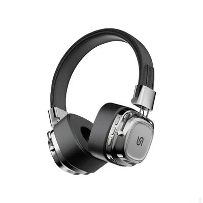 Беспроводные наушники Porodo Soundtec Vintage Headphone коричневый/серебристый