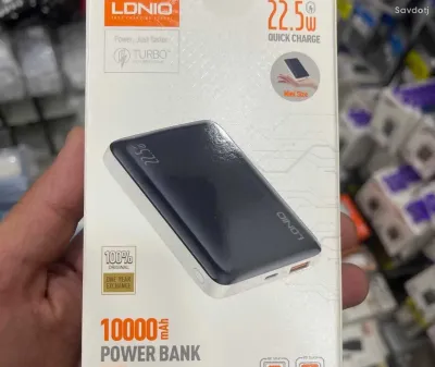 Внешний аккумулятор Power Bank 10000 mAh Ldnio PQ25 черный