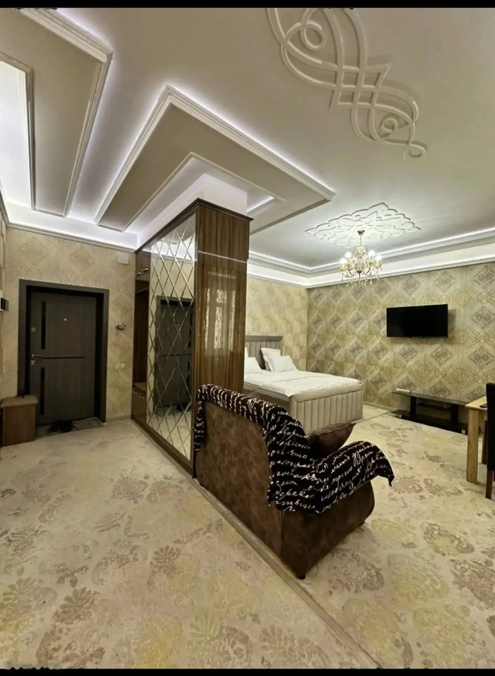 1-комн. квартира, 14 этаж, 45 м², Шохмансур