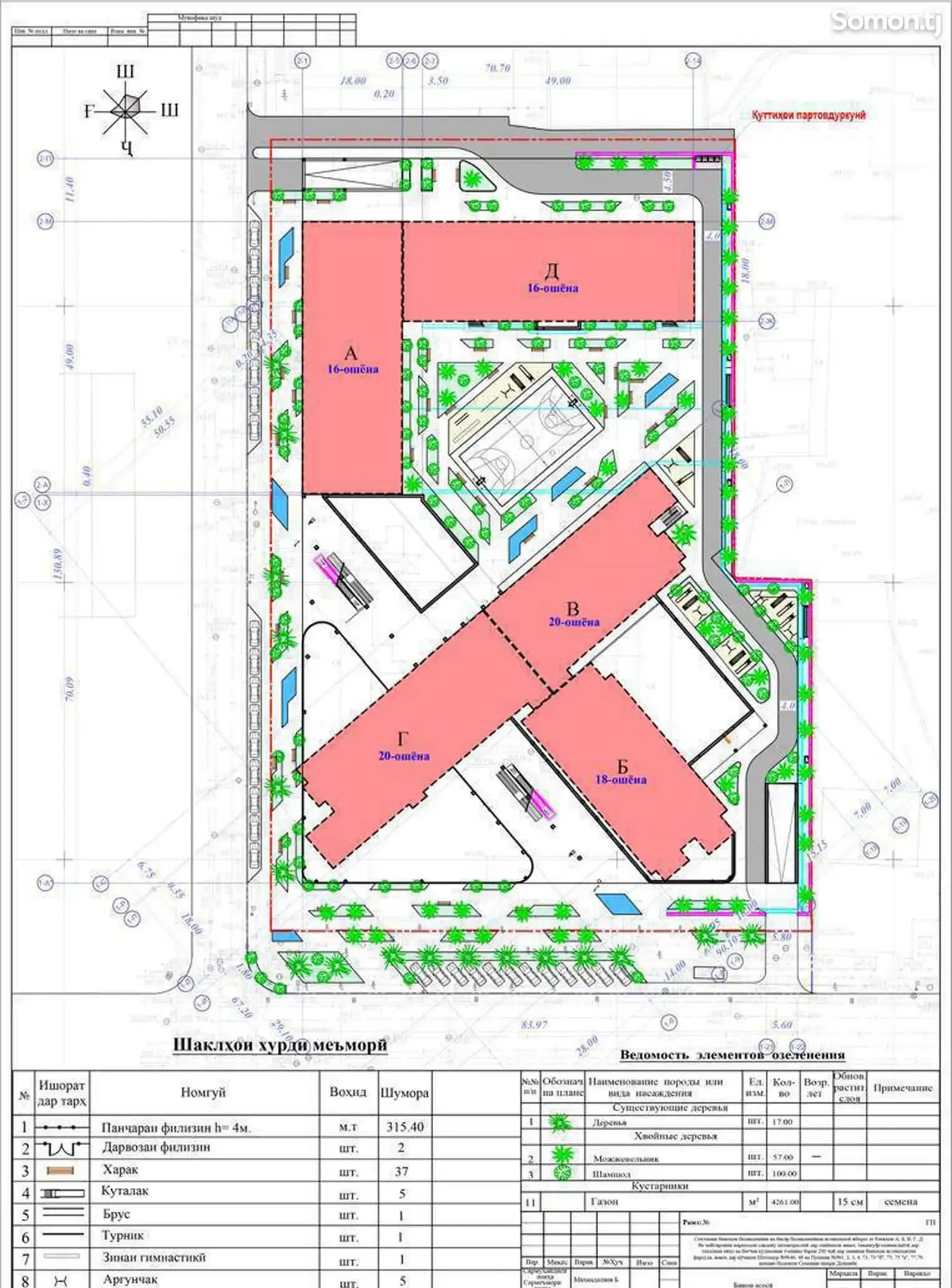 3-комн. квартира, 16 этаж, 100 м², И.Сомони, Спартак, Сити Парк