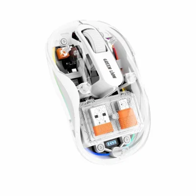 Мышь Green Lion Wireless  Turtle Mouse 2400DPI, белый