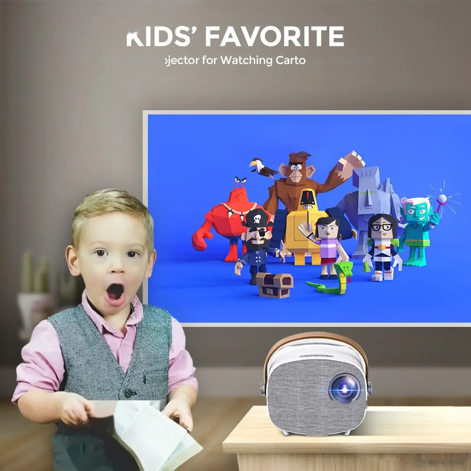 Мини проектор Wownect led projector