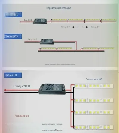 Блок питания для LED 12в400Вт